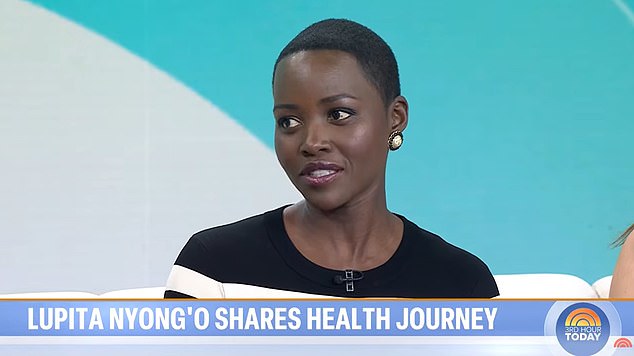 Nyong'o said on Wednesday's edition of the Today Show that she feels 'really empowered' as she seeks to raise awareness of fibroids