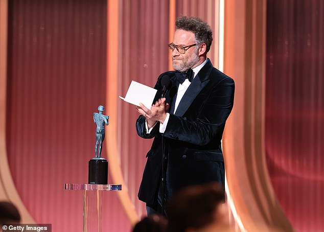 He said: 'I, obviously, have been reflecting on the time I was fortunate enough to spend with her, working with her, and something that I've just been marveling at over the last few weeks was really her ability to be generous and kind, while never ever minimizing her own ability to contribute to the work that we were doing'