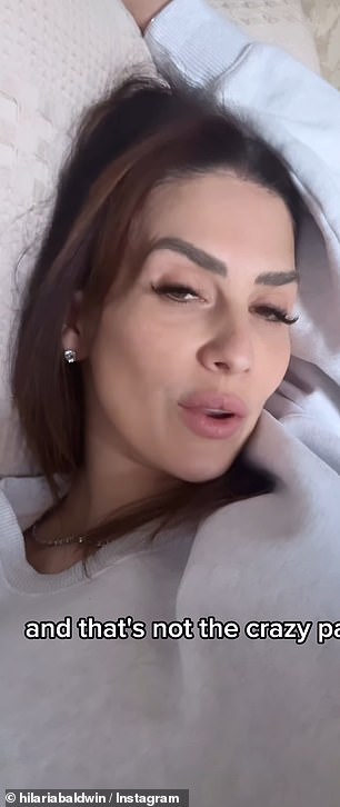 Hilaria said that 'the crazy part is that nobody' came to her aid - even after she cried for help