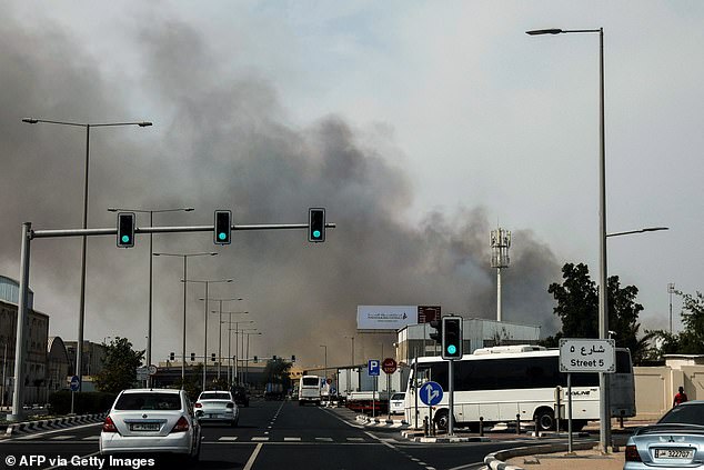 Missiles have pounded Doha, Qatar's capital, since Saturday. Qatar's defence ministry said it 'successfully countered a number of attacks targeting the country's territory'