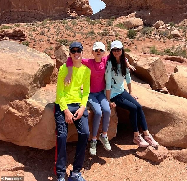 Monika Rubacha, 44, and her children, Josh James, 14, and Emma James, 11, were found dead inside their Lakewood Ranch mansion in Florida on Thursday around 8.30pm