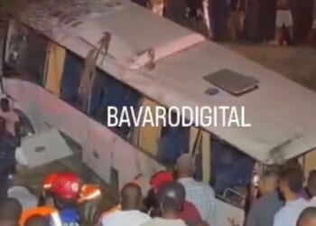 At least one dead and 20 injured in horror crash after bus packed with tourists overturns in holiday hotspot