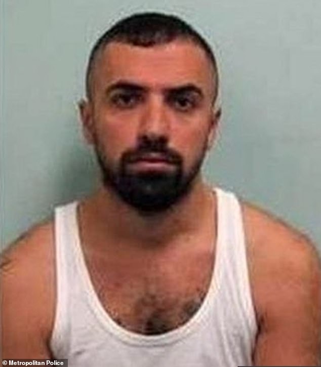 Meanwhile, another Tottenham Turks senior leader, Izzet Eren (pictured), was arrested in Moldova two years ago after absconding from prison in Turkey