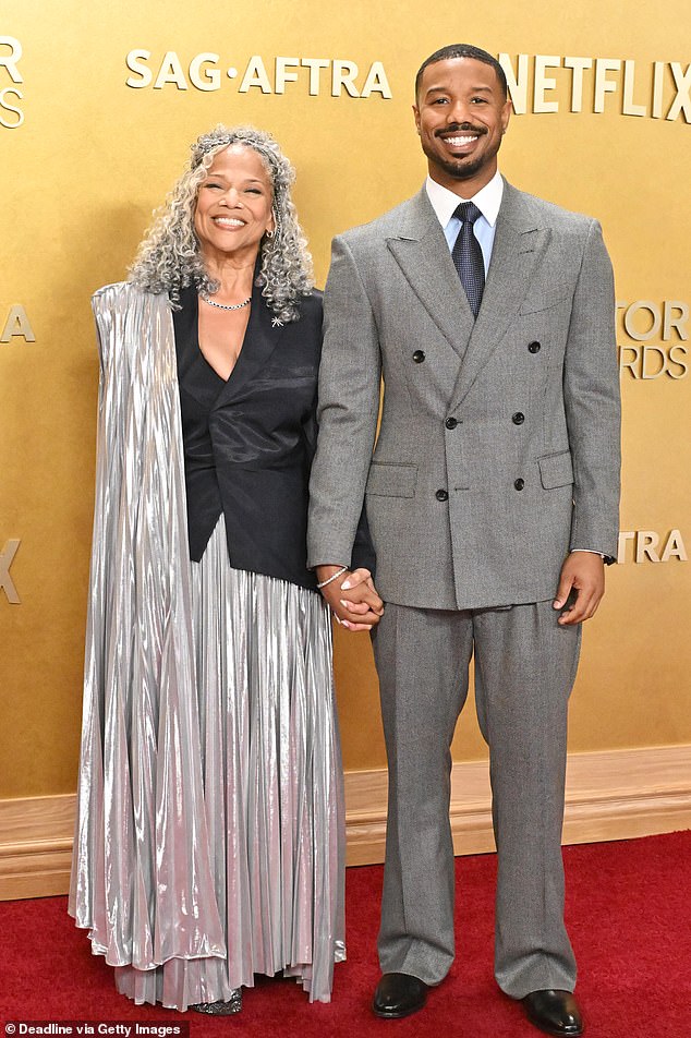 During his speech, Michael recognised his mother as he said: 'Mom, thank you for driving me back and forth to New York, when we didn't have enough money to go through the Holland Tunnel'