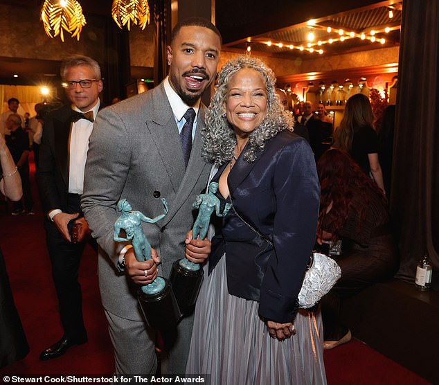 Michael was left in tears as he earned the win in the Outstanding Performance by a Male Actor in a Leading Role