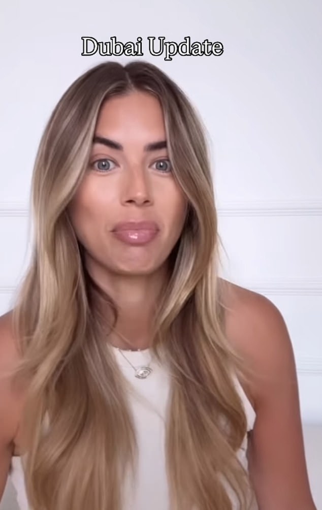 Reality personality Arabella has explained that her brother who was visiting her is now stuck in Dubai until the situation is resolved