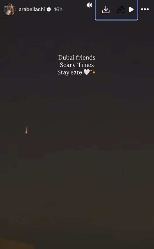 Sharing her own take, she said: 'I just want to say thank you so much to everyone who has messaged us. It honestly means more than you know'