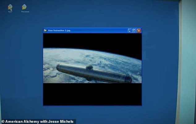 He allegedly accessed NASA’s Johnson Space Center, finding a high-resolution image of a cigar-shaped craft hovering above Earth before his access was abruptly cut off (STOCK)