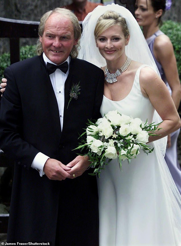 The Welsh football player and manager passed away in January at the age of 75 following a short illness (Gabby and Terry seen in 2001 at her wedding)
