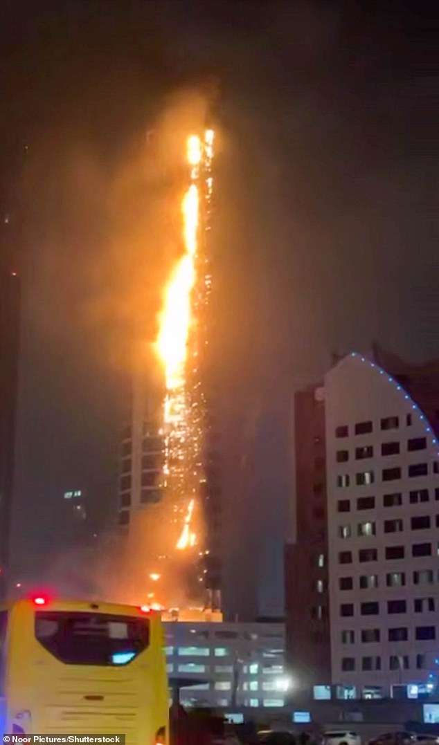 The Man United legend, alongside wife Kate, 34, moved their life to the UAE in August last year, but the area has been targeted by Ian