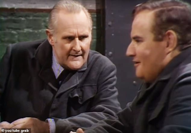 Sounding remarkably like tobacco baron Genial Harry Grout reprimanding Fletcher in Porridge (pictured), Donald Trump declares he is ¿very disappointed¿ in Keir Starmer over Iran