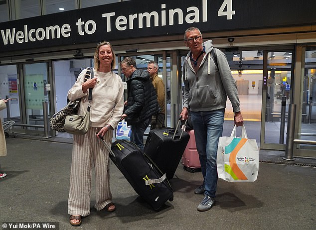 Families were united after a tense few days as Iran has furiously attacked the Middle East following US-Israeli strikes