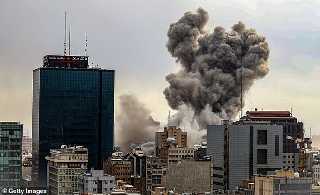 Tehran has been pummelled by US and Israeli air strikes since Saturday, when they killed Ayatollah Khamenei