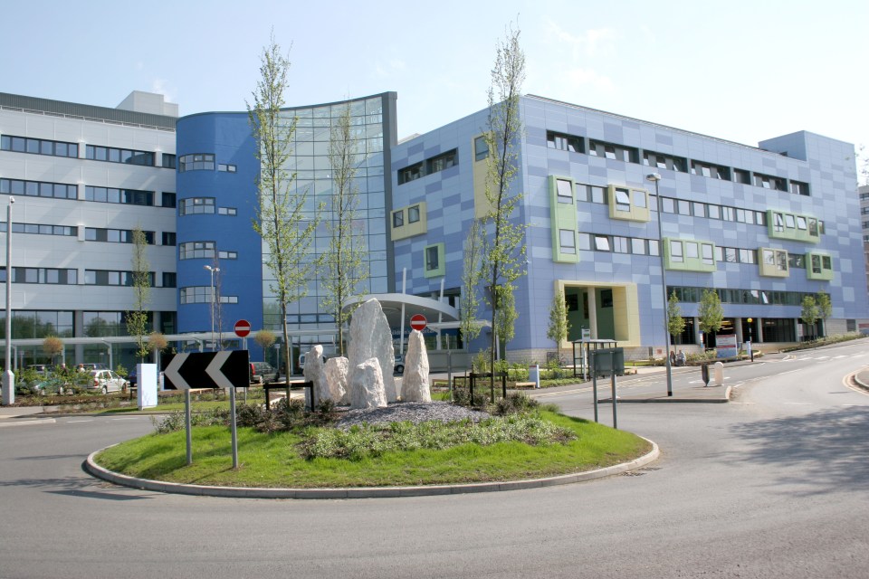 The west wing of the John Radcliffe Hospital in Oxford.