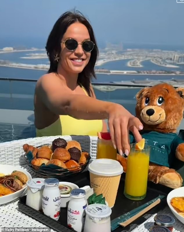 Vicky Pattison and Luisa Zissman claimed Dubai is still 'one of the safest places in the world' as they vouched for the city's government on social media (pictured in Dubai)