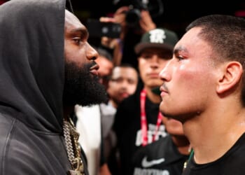 Boxing star Vergil Ortiz blocked from Jaron Ennis fight by his OWN promoter as court rules against him