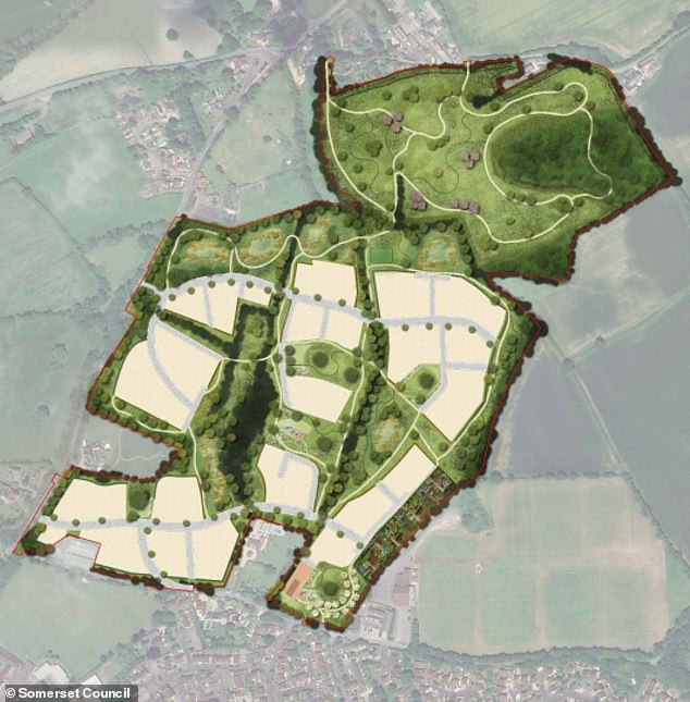 Developers have since submitted plans for a 360 housing development just a few metres away from Grint's new home