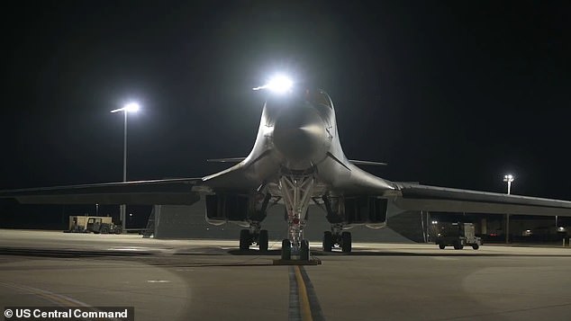 A video released by Central Command showing B-2 bombers after they struck nuclear facilities in Iran