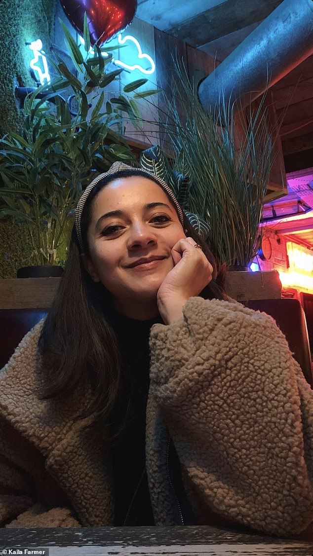 Mrs Farmer enjoying a night out before she was compelled to lodge a case at tribunal