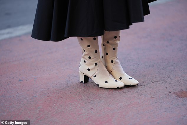 Polka dot accessories are an easy way into the trend