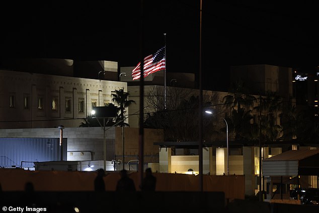 Multiple US embassies in the Middle East were on high alert after attacks on consulates in Saudi Arabia and Kuwait. The State Department ordered the evacuation of families and non-emergency personnel in Kuwait, Bahrain, Iraq, Qatar, the USE and Jordan (pictured)