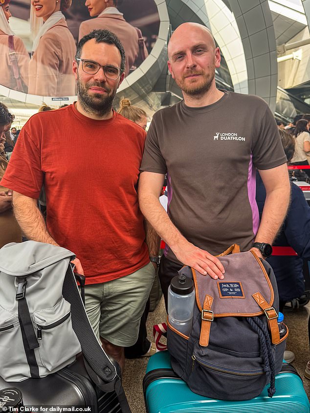 DUBAI: Accountants Greg Coull, 35 and John Barndell, 37, who are hoping to fly back home today from Dubai