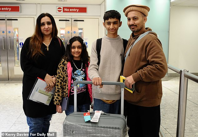 Ahmad Ali, 12, is reunited with his family after being stuck in Dubai for three nights by himself