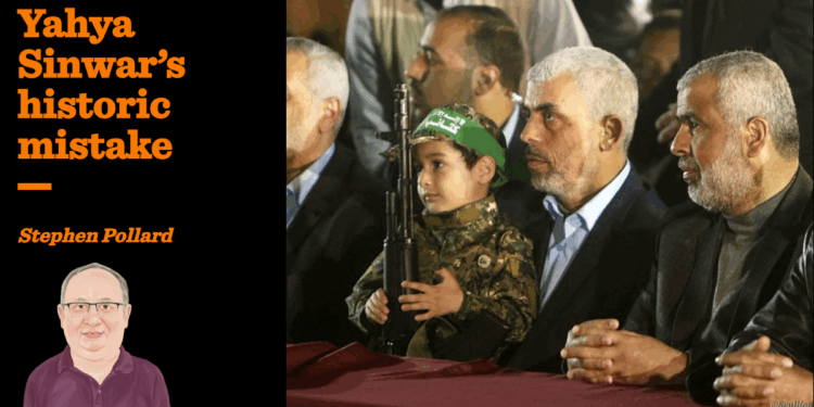 Yahya Sinwar’s historic mistake | Stephen Pollard