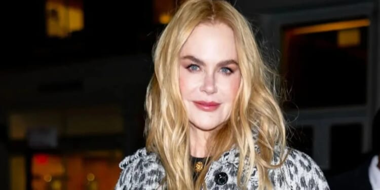 Nicole Kidman, 58, stuns as she steps out in a leopard-print coat in New York to promote new crime drama