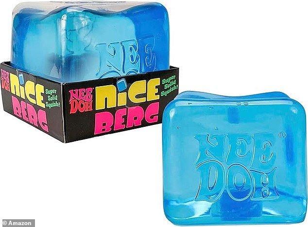 Caleb placed a Needoh cube (pictured) in his microwave at home that morning. When he opened it, the gel-filled toy exploded on him