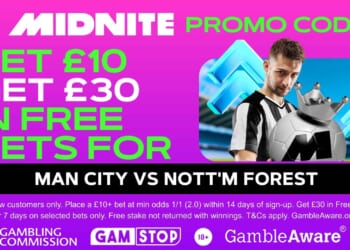 Claim £30 bonus for Man City vs Nott'm Forest