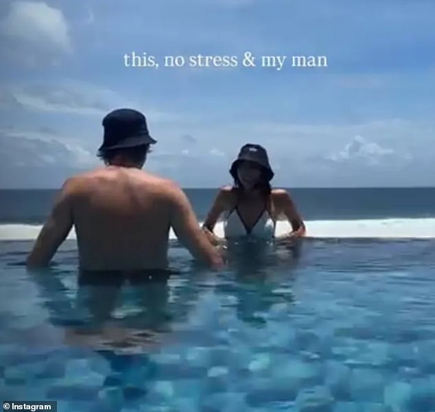 Glamorous Ukranian influencer Yesa Mishalova (pictured right) has shared a series of snaps from the couple's holiday in Bali