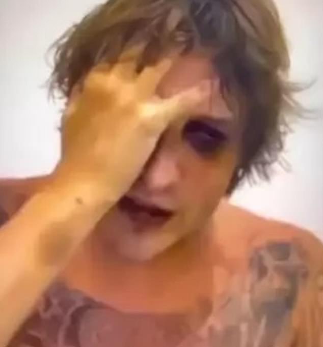 A disturbing 'ransom' video online appeared days later, showing Mr Komarov begging his parents to help him and pay $10million to an unnamed group