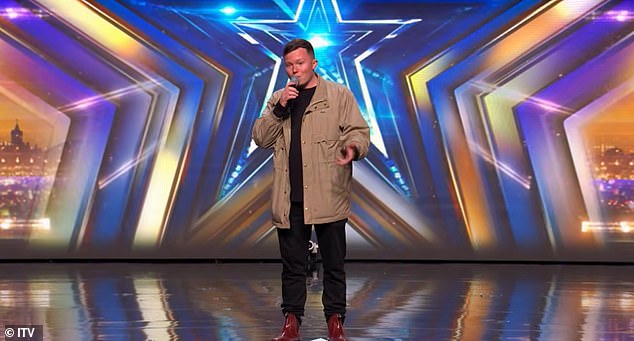 Performance poet Sonny Green, from Southend in Essex, took to the stage in February 28's episode of the ITV show