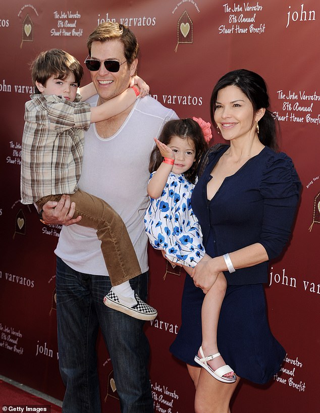 She shares Evan with her ex-husband, Patrick Whitesell; seen together with their daughter Ella in 2011 in Los Angeles
