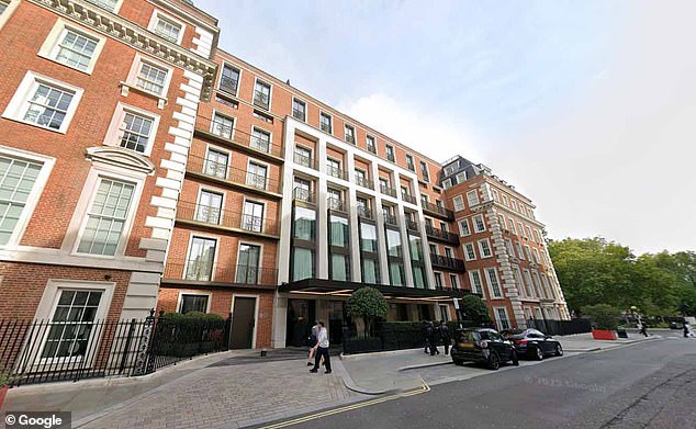 An apartment in this building in Mayfair was bought for £20million in 2021 by an Isle of Man company, with the beneficiary listed as an Isle of Man trustee company