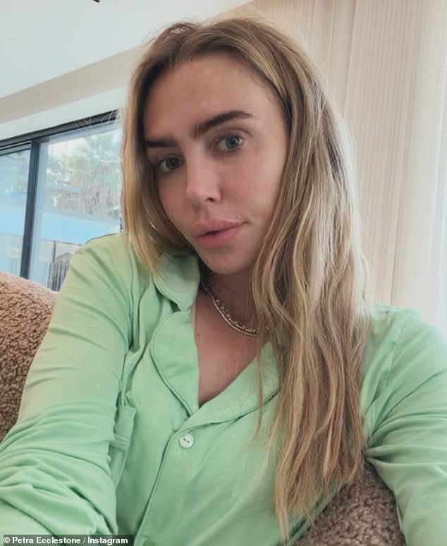 British model and influencer Petra Ecclestone told her followers: 'This is what safety feels like. This is what resilience looks like. This is UAE'