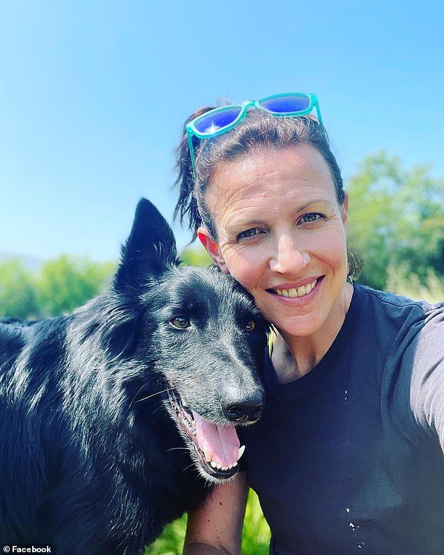 Farmers in the area such as Bryony Gittins (pictured) have warned that the council is not moving fast enough to fix the landslip and if the road is not fixed soon their livestock will die