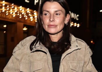 Coleen Rooney lets her hair down at Lily Allen gig after husband Wayne's boozy night out with two women at Brits party