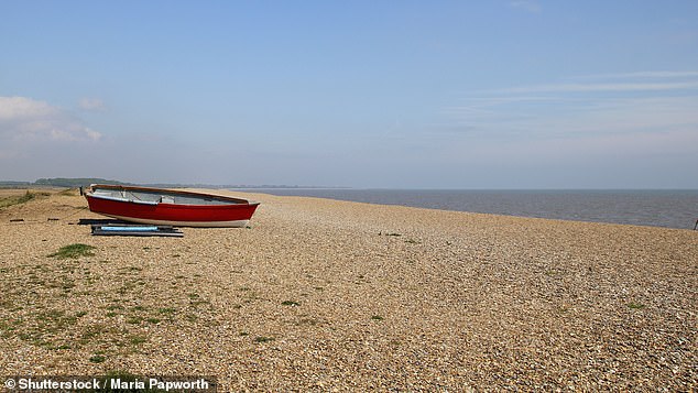 Dunwich Beach, Suffolk, provides a pretty backdrop and pebble beach