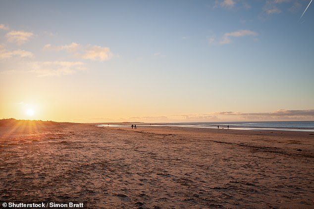 The sandy beach at Brancaster in North Norfolk rounds out the top 20 on the list