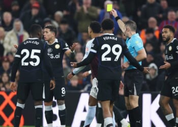 Enzo Fernandez given yellow card for PRAISING referee as Chelsea's season of dissent reaches new levels of farce