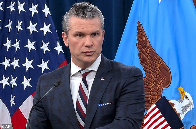 Earlier in the day, Pete Hegseth blasted media outlets for highlighting the deaths of six US service members killed in an Iranian drone strike in Kuwait