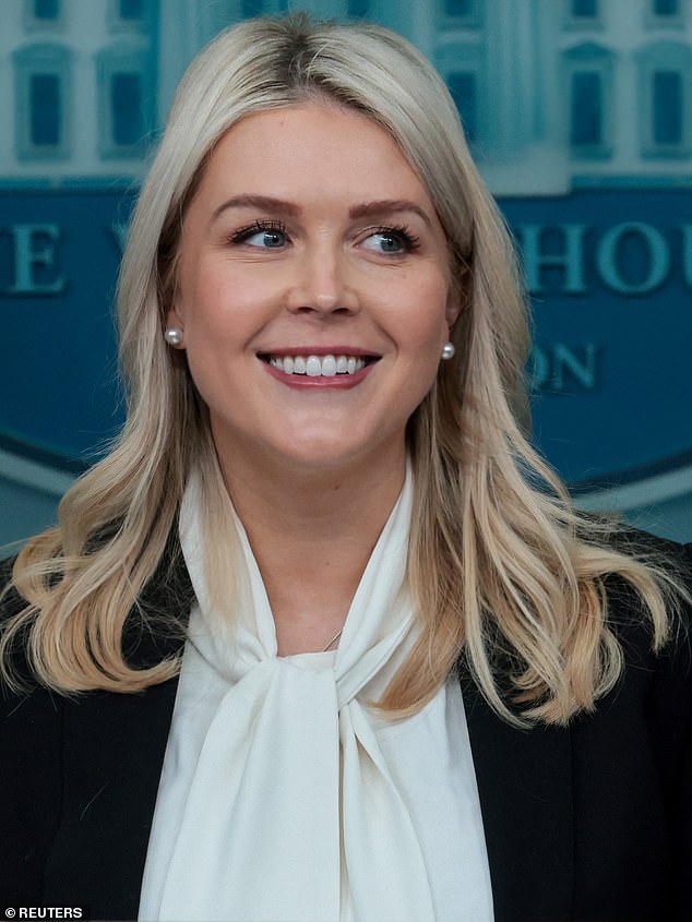 Leavitt holds a press briefing at the White House on Wednesday