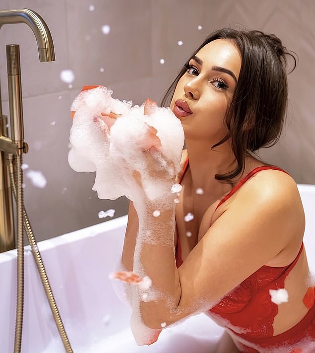 Georgia spends four to five hours a day filming and producing personalised videos that start at £110