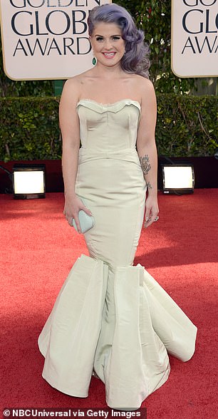 Immediately after the BRITs, Osbourne blasted 'cruel' trolls for 'dissecting someone's appearance instead of honouring their courage'; seen in 2013 in Beverly Hills