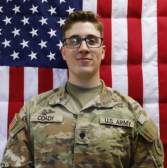 Coady trained as an information technology specialist with the Army Reserves and was studying cybersecurity at Drake University in Des Moines. He was taking online classes while in Kuwait and wanted to become an officer