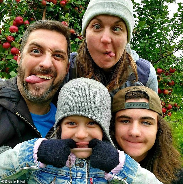 Locals in Minnesota have organized a meal train to help Amor's husband and two children