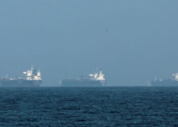 US tanker ‘on fire after being hit by Iran’ in Strait of Hormuz, regime says after ‘taking control’ of vital trade route