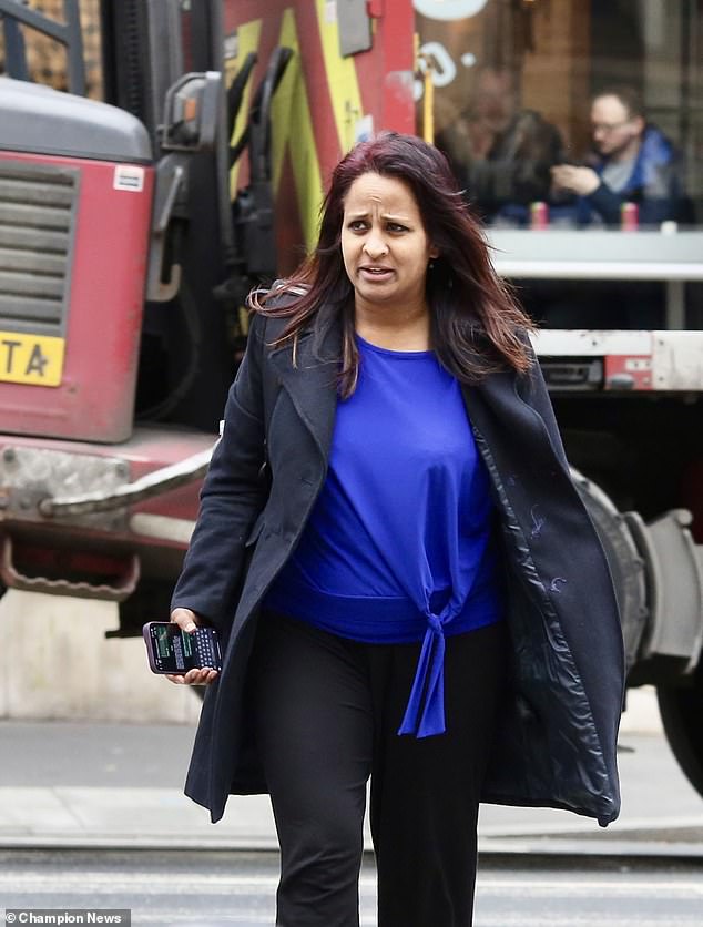 A bitter court dispute was triggered after £434,134 of Mr Gold's money 'mistakenly' ended up in the account of his 49-year-old ex-wife, Marsha Gomez (pictured)